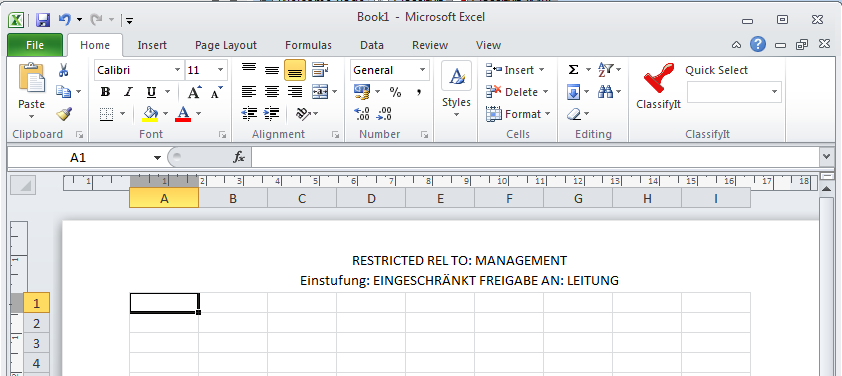 excel classification example